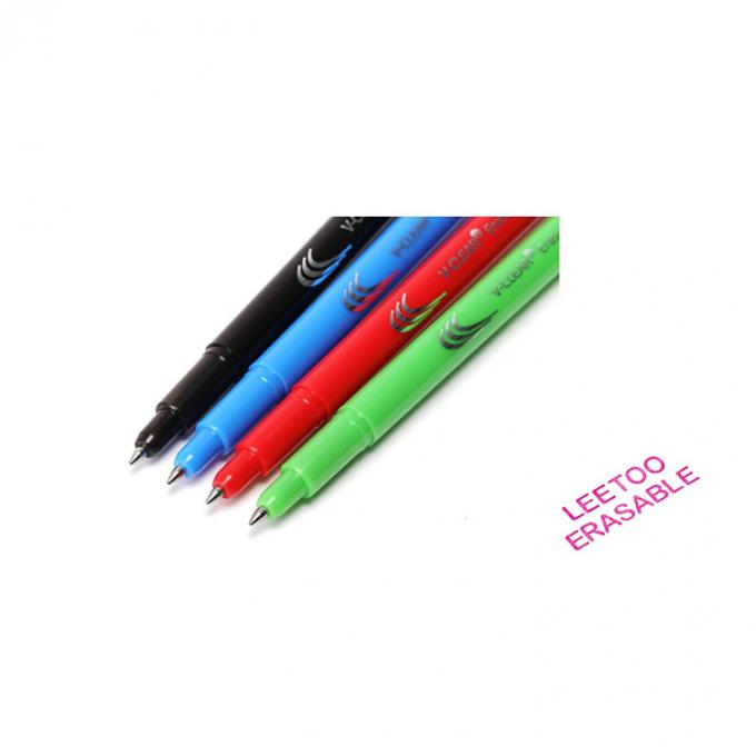 Red Black Green Blue 4 Color Erasable Ink Pens 0